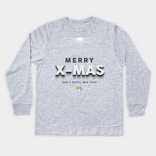 Merry Christmas Holiday Gifts Happy Family Xmas Gift Kids Long Sleeve T-Shirt